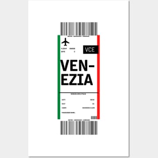 Boarding pass for Venice Posters and Art